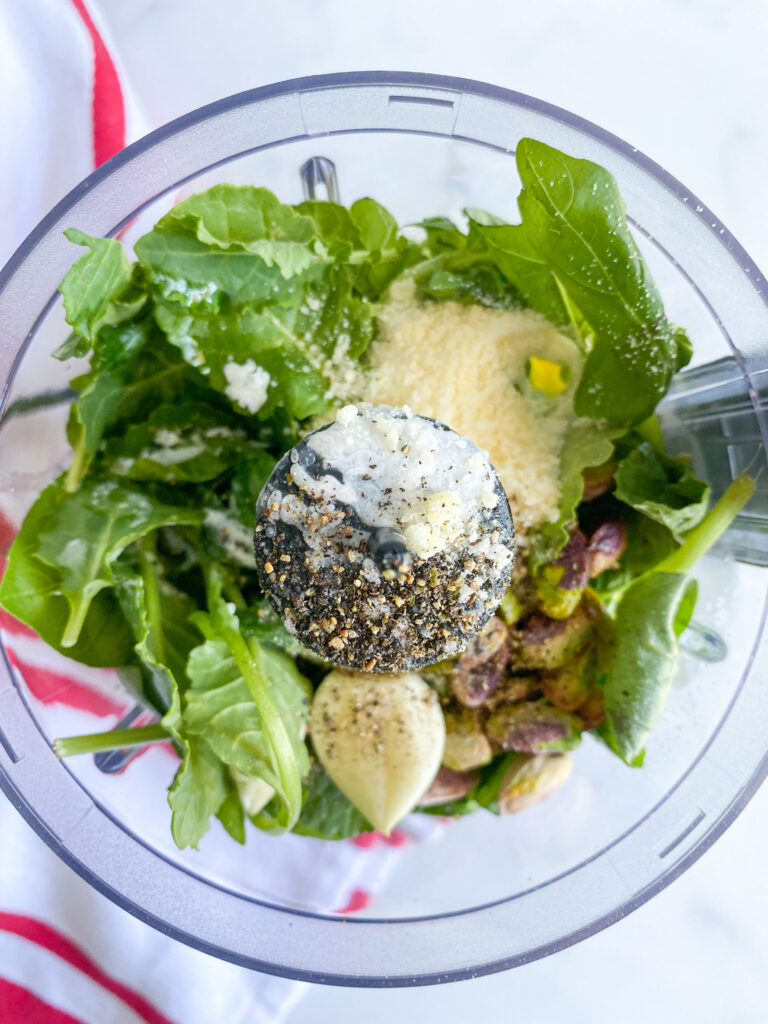 Coconut Milk Pesto Pasta