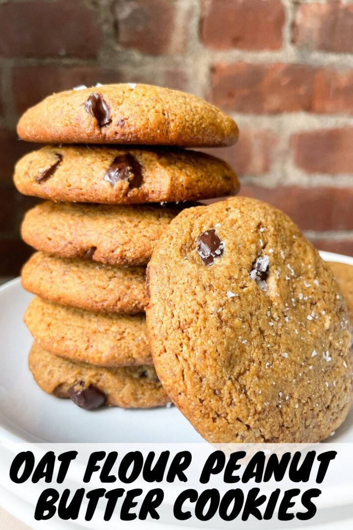 Oat Flour Peanut Butter Cookies