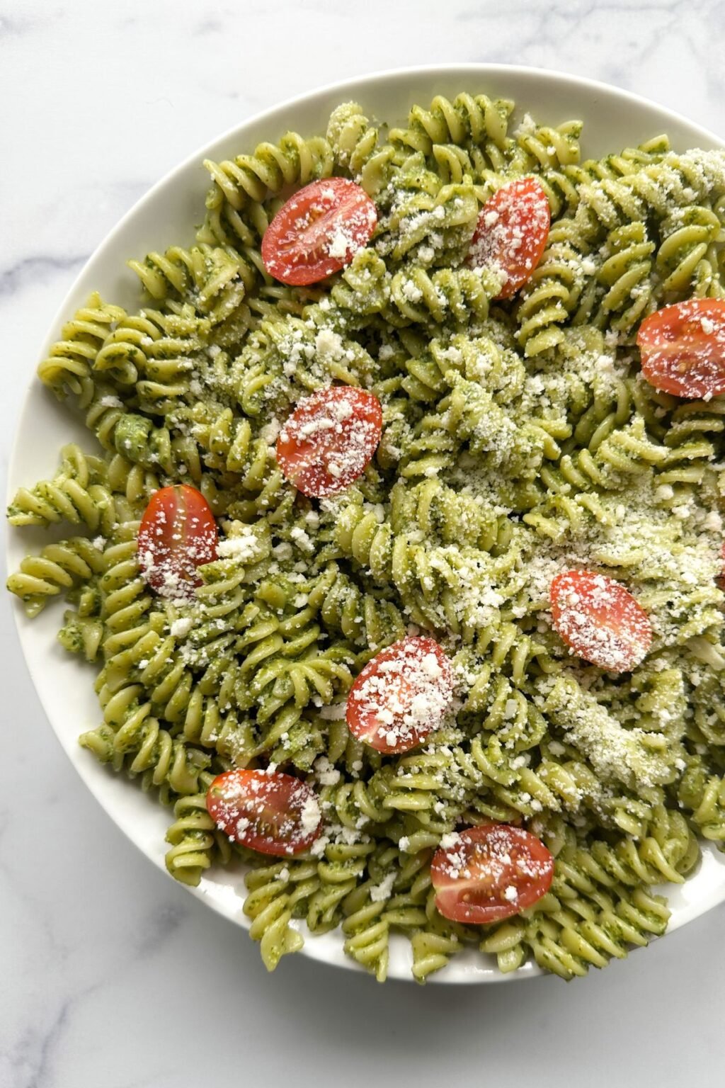Coconut Milk Pesto Pasta