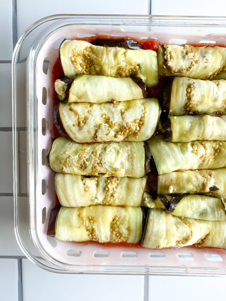 Light Eggplant Rollatini