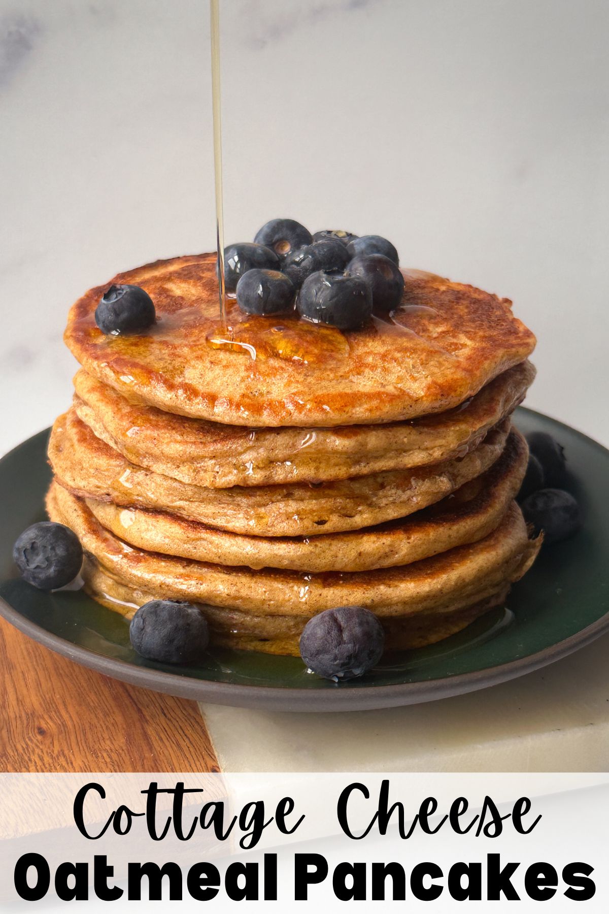 Cottage Cheese Oatmeal Pancakes