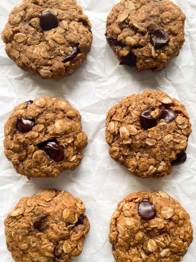 Almond Flour Oatmeal Cookies