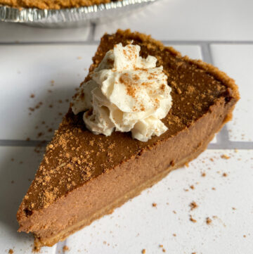 Healthy Chocolate Pumpkin Pie