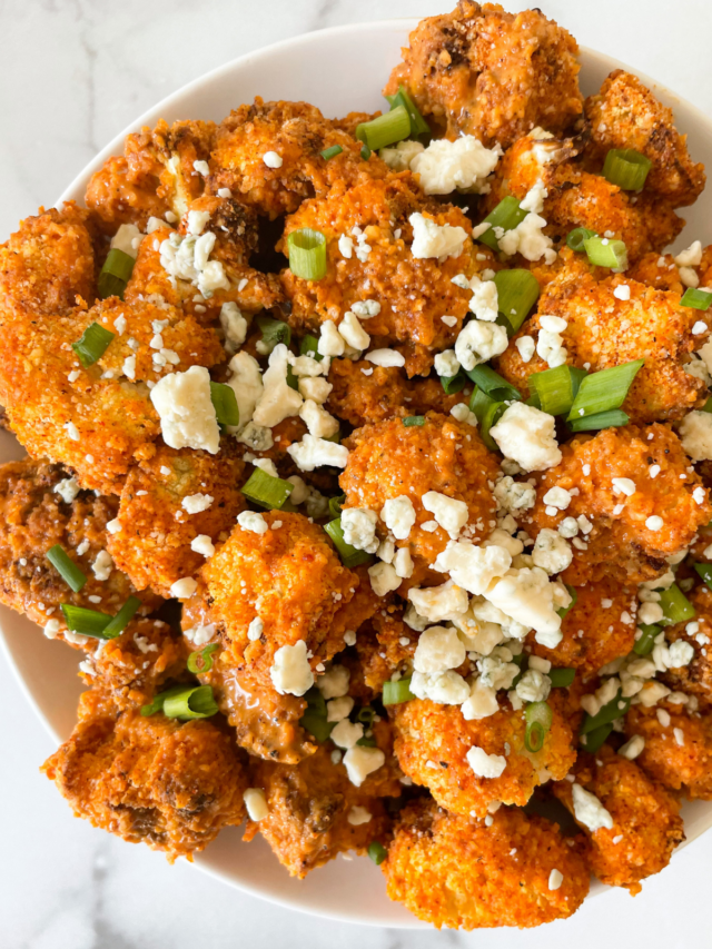 Air Fryer Buffalo Cauliflower