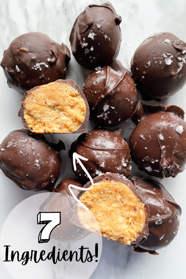 Healthy Peanut Butter Balls with Chocolate No Bake Recipe