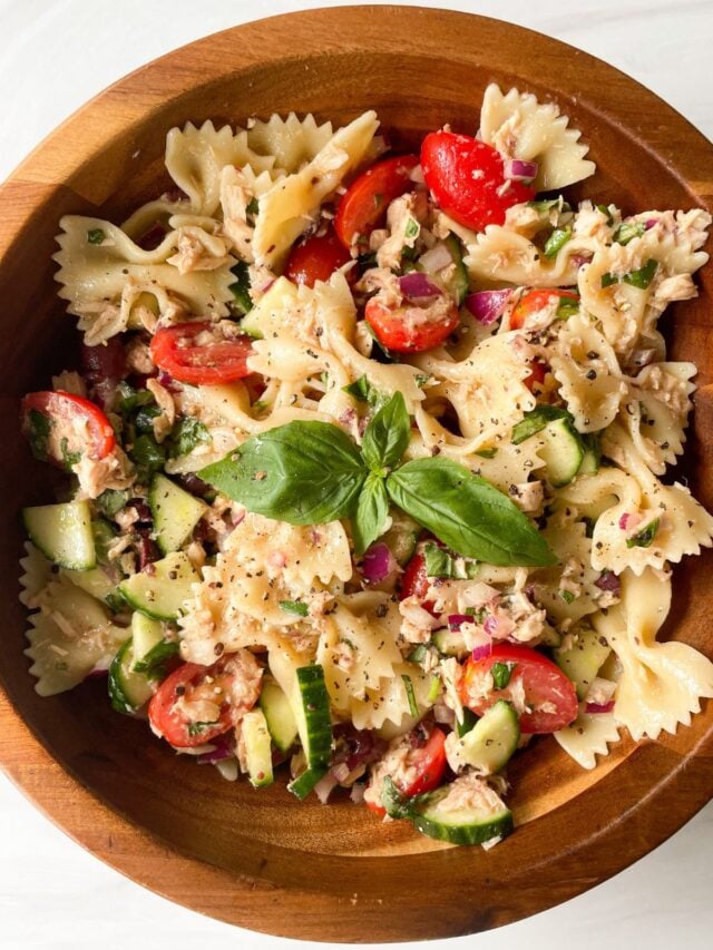 Healthy Tuna Pasta Salad