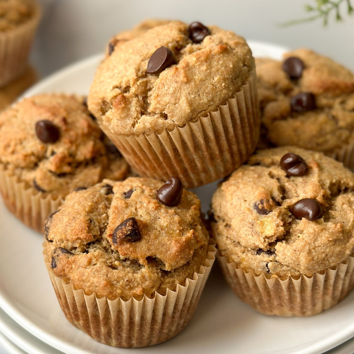 Eggless Banana Muffins