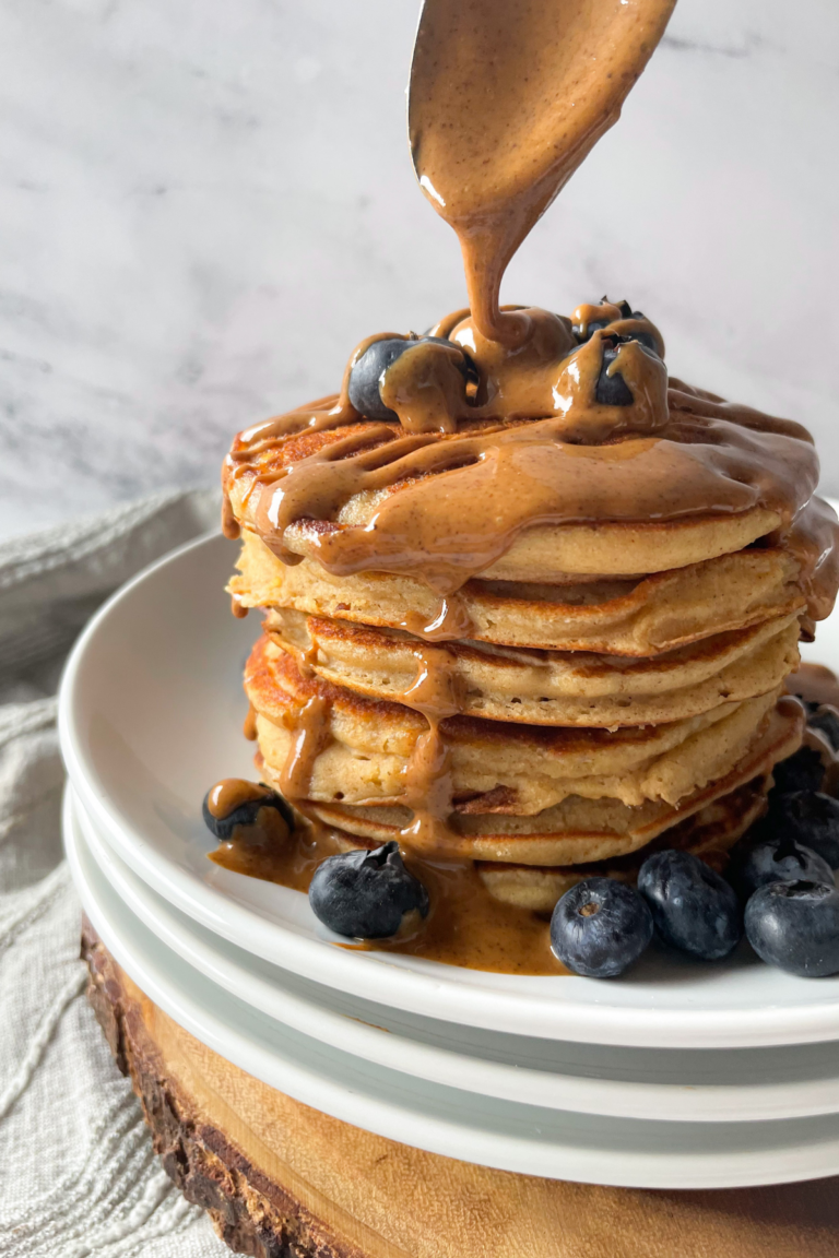 Healthy Kefir Pancakes (with Oat Flour)