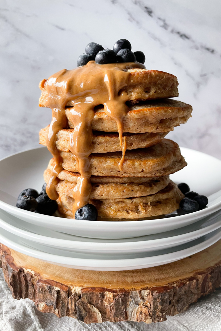 Whole Wheat Applesauce Pancakes