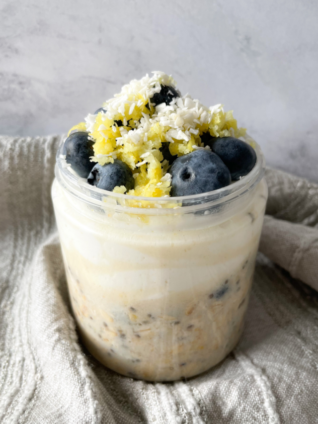 Blueberry Lemon Overnight Oats Story