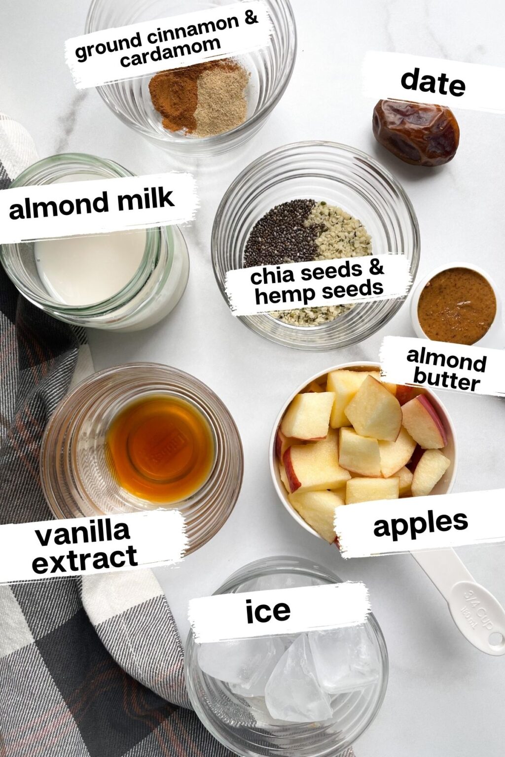 Healthy Cinnamon Apple Smoothie (without Yogurt)