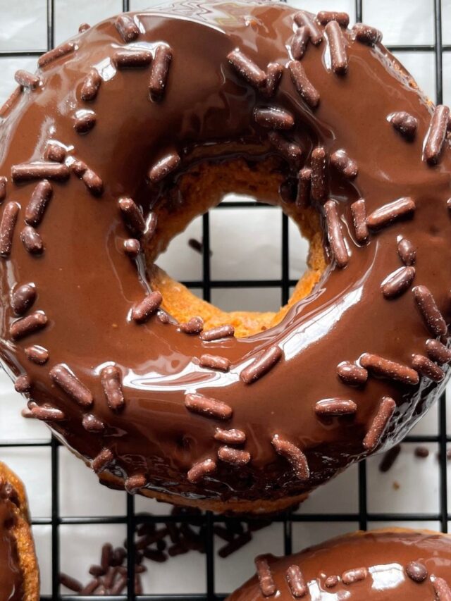 Whole Wheat Baked Donuts