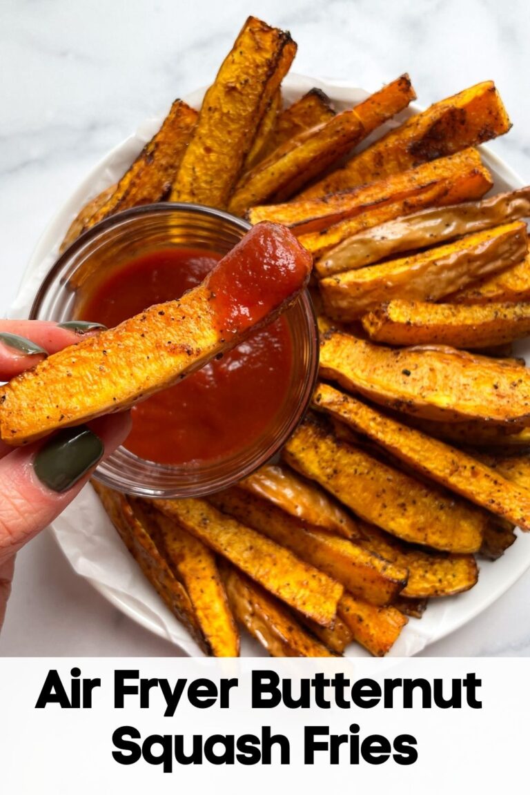 Air Fryer Butternut Squash Fries (with Video)