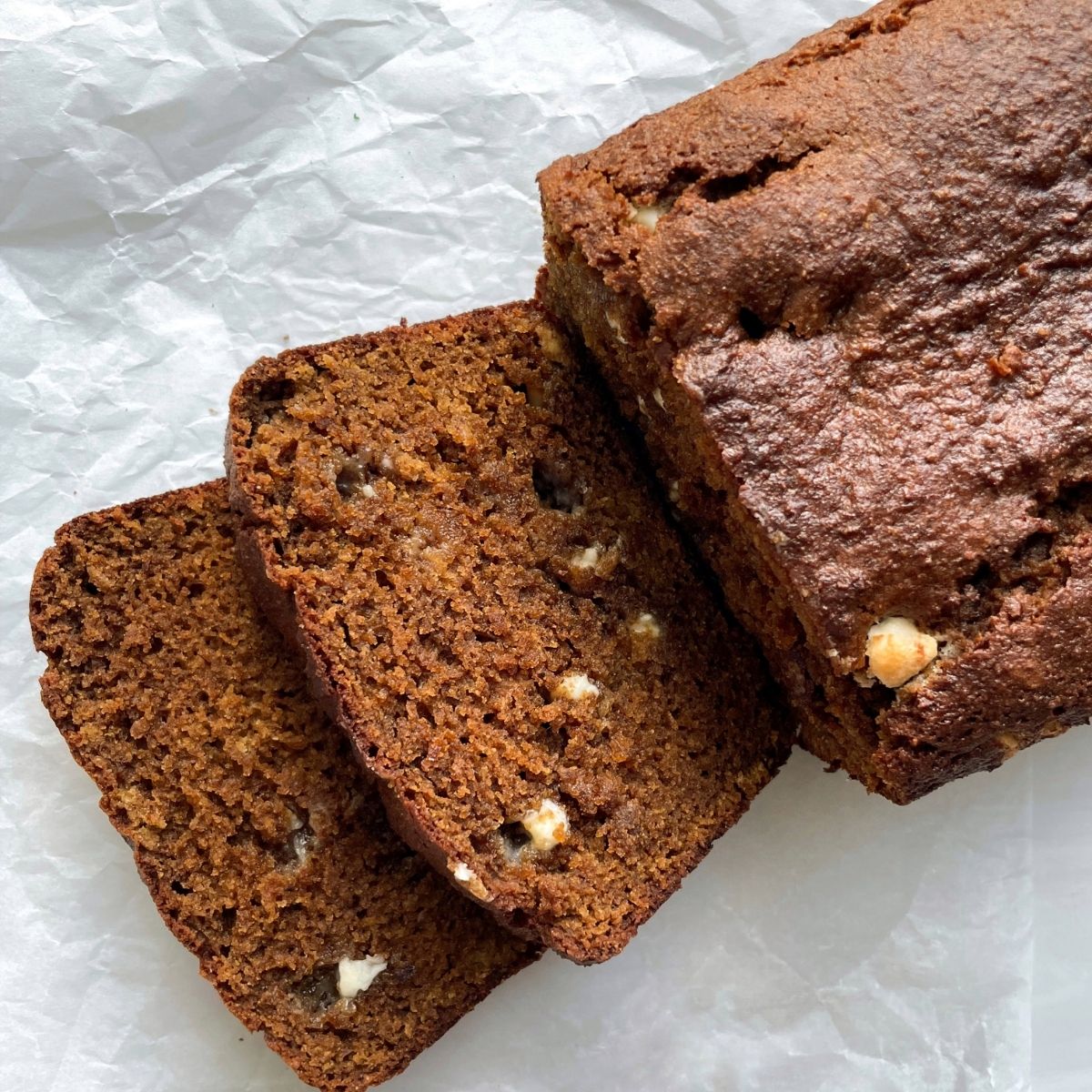 Healthy Gingerbread Loaf Cake (Gluten Free)