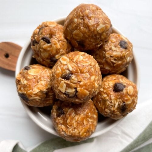 No Bake Almond Butter Energy Balls (Gluten Free)