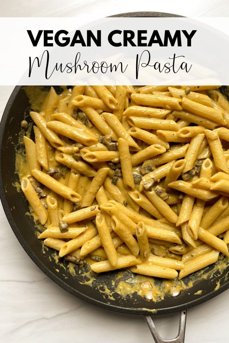 Vegan Creamy Mushroom Pasta