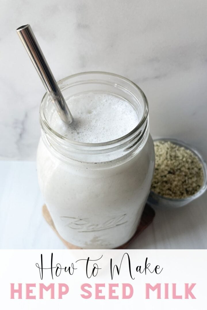 How to Make Hemp Seed Milk