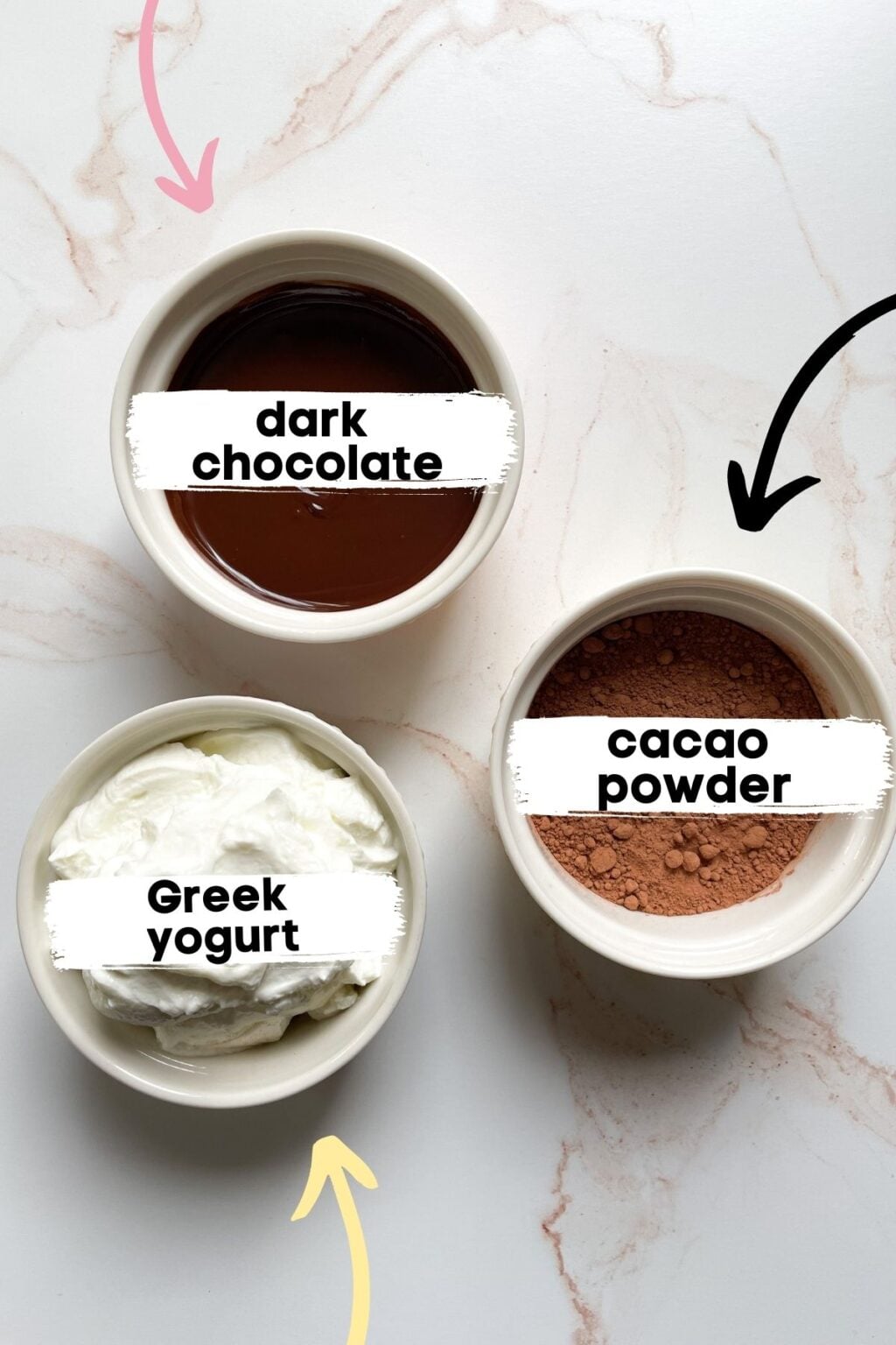 Healthy Protein Chocolate Mousse (3 Ingredients)