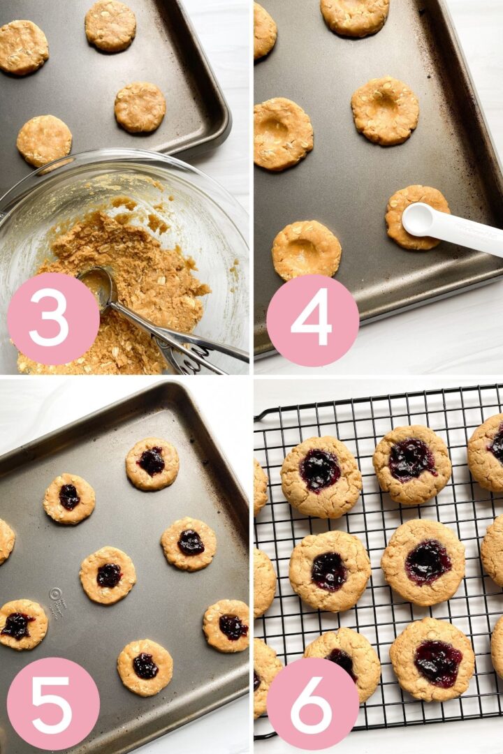 Healthy Oatmeal Thumbprint Cookies