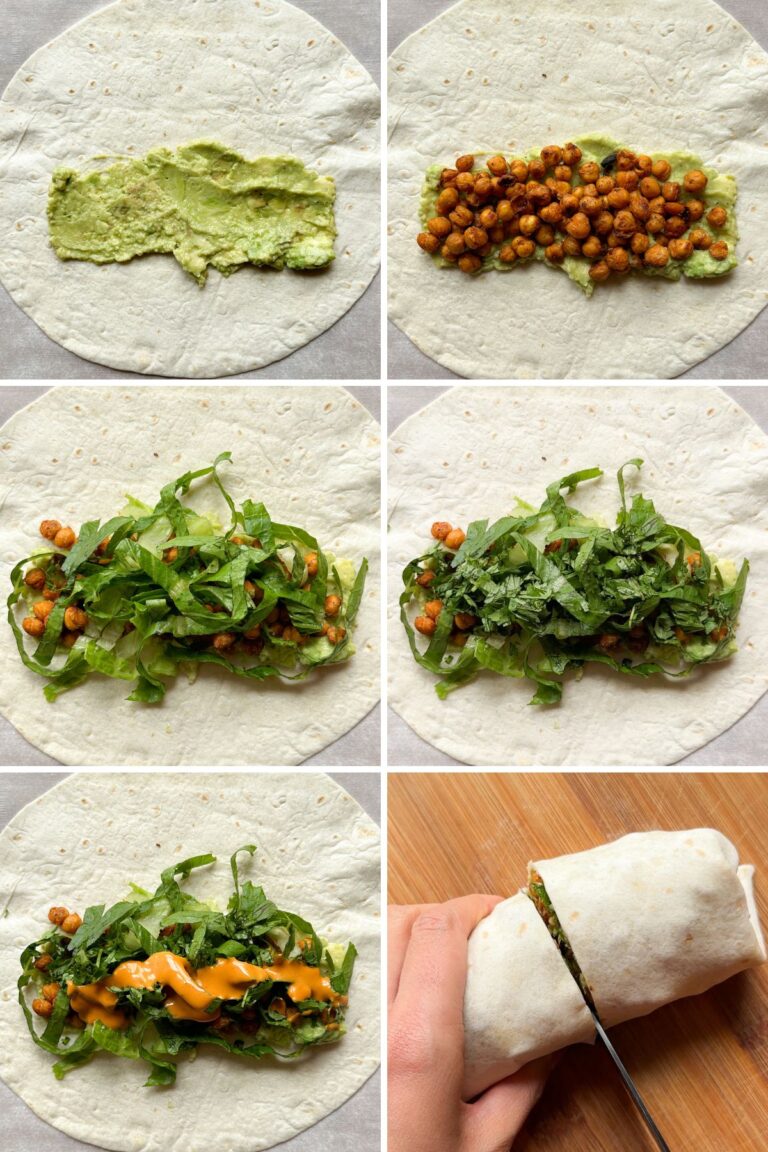 Buffalo Chickpea Wrap