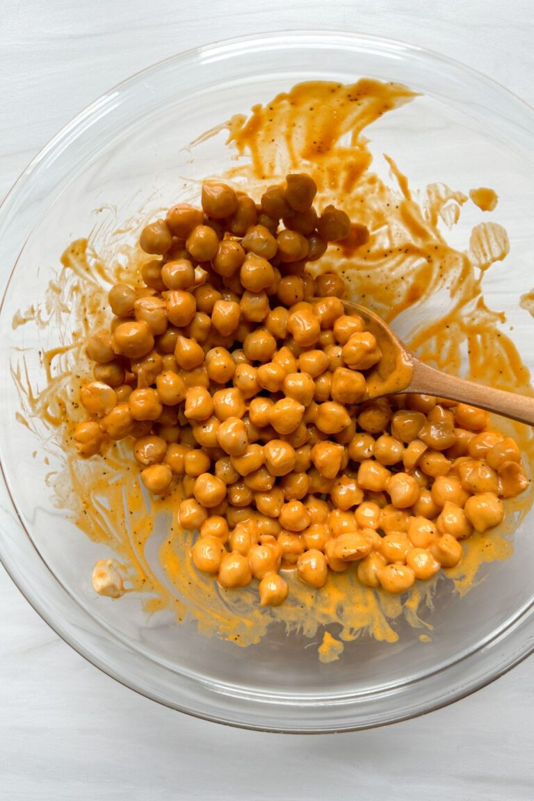 Buffalo Chickpea Wrap