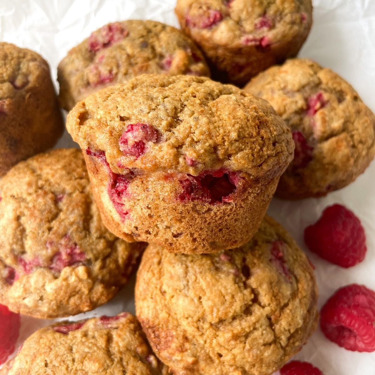 Vegan Raspberry Muffins
