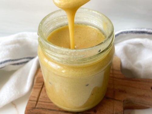 Vegan Honey Mustard Dressing (with Maple Syrup)