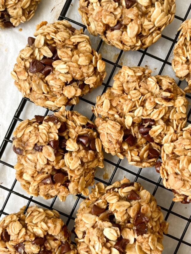 Oat Flour Peanut Butter Cookies