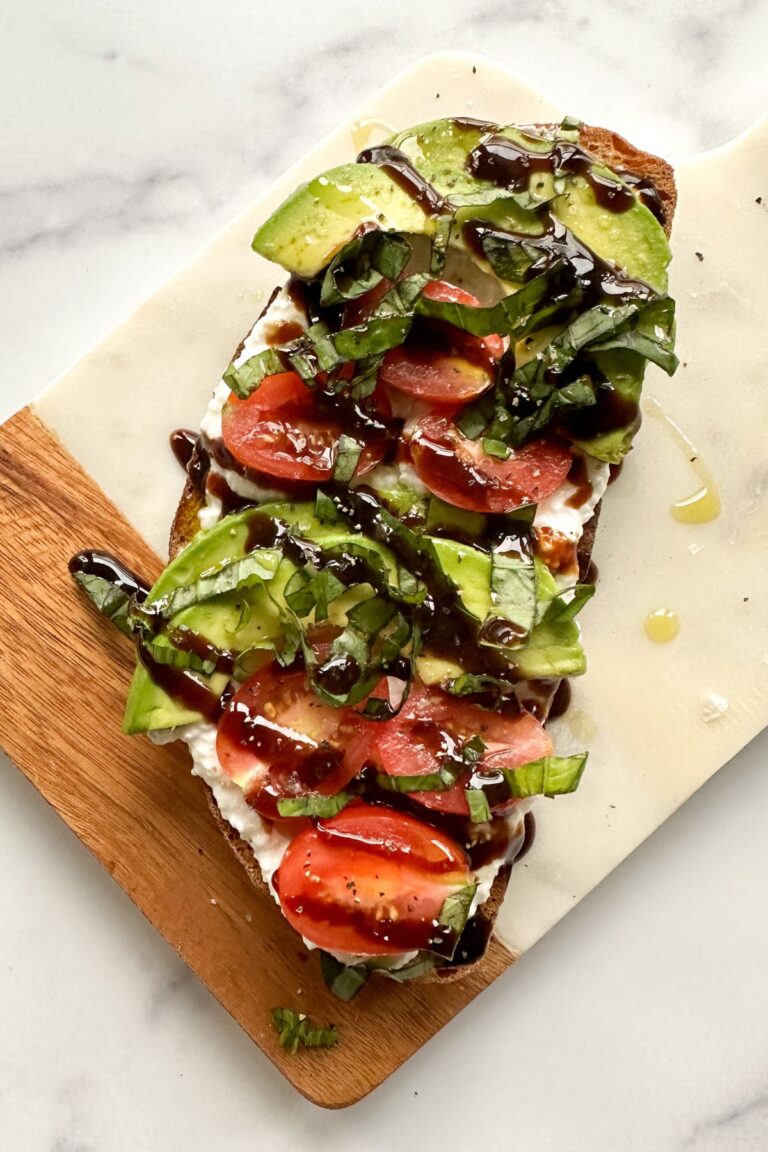 Cottage Cheese Toast (Sweet and Savory!)