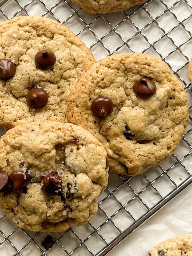 Oat Flour Peanut Butter Cookies