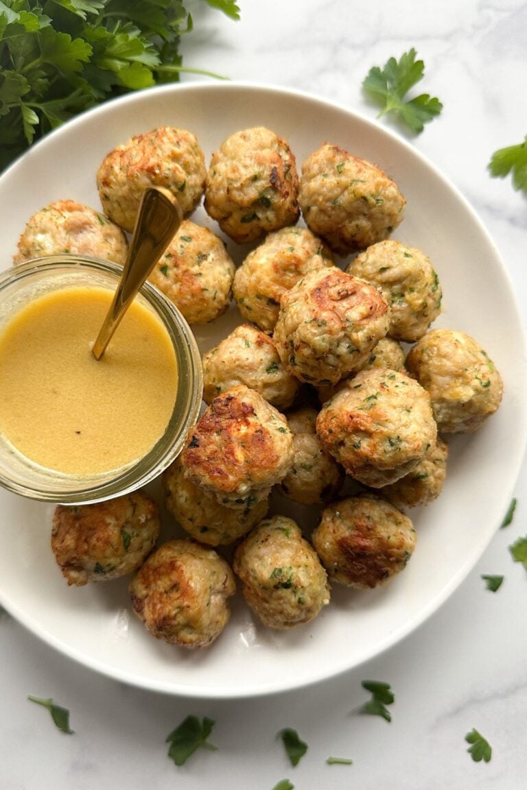 Air Fryer Turkey Meatballs