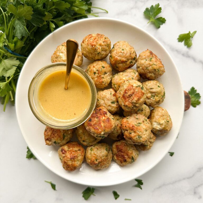Air Fryer Turkey Meatballs