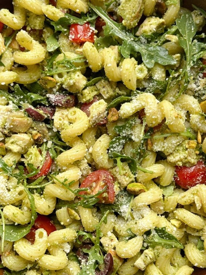 Coconut Milk Pesto Pasta