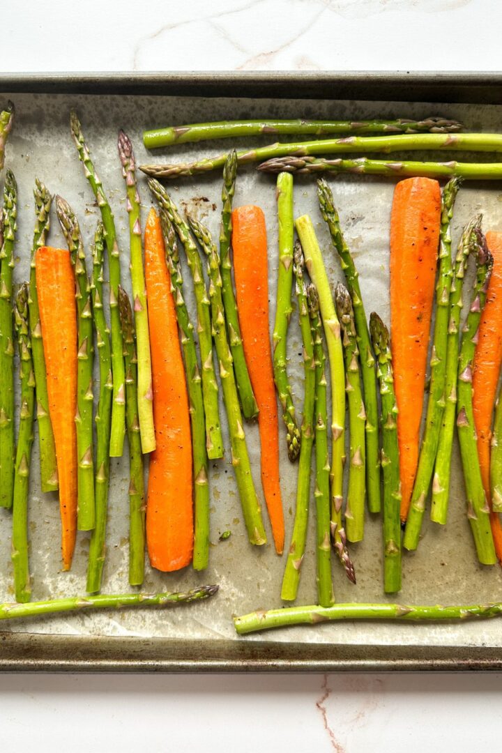 Roasted Asparagus and Carrots