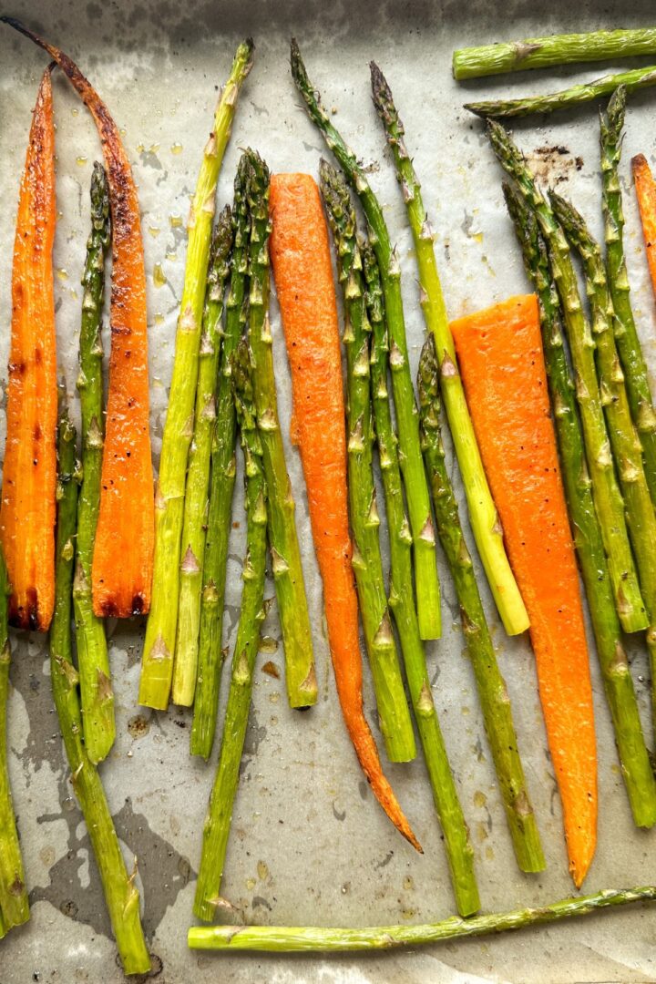 Roasted Asparagus and Carrots