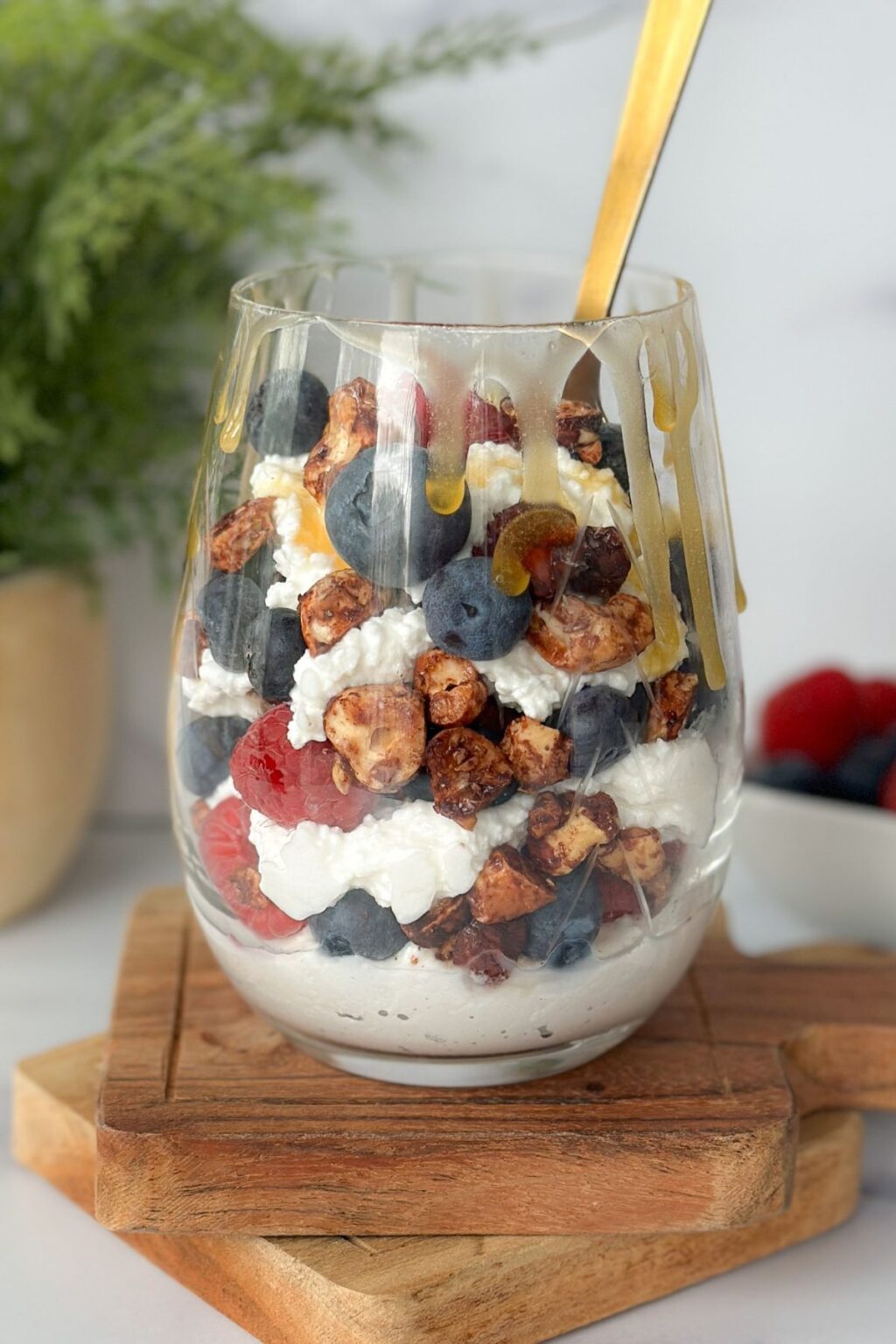 Cottage Cheese and Fruit Parfait