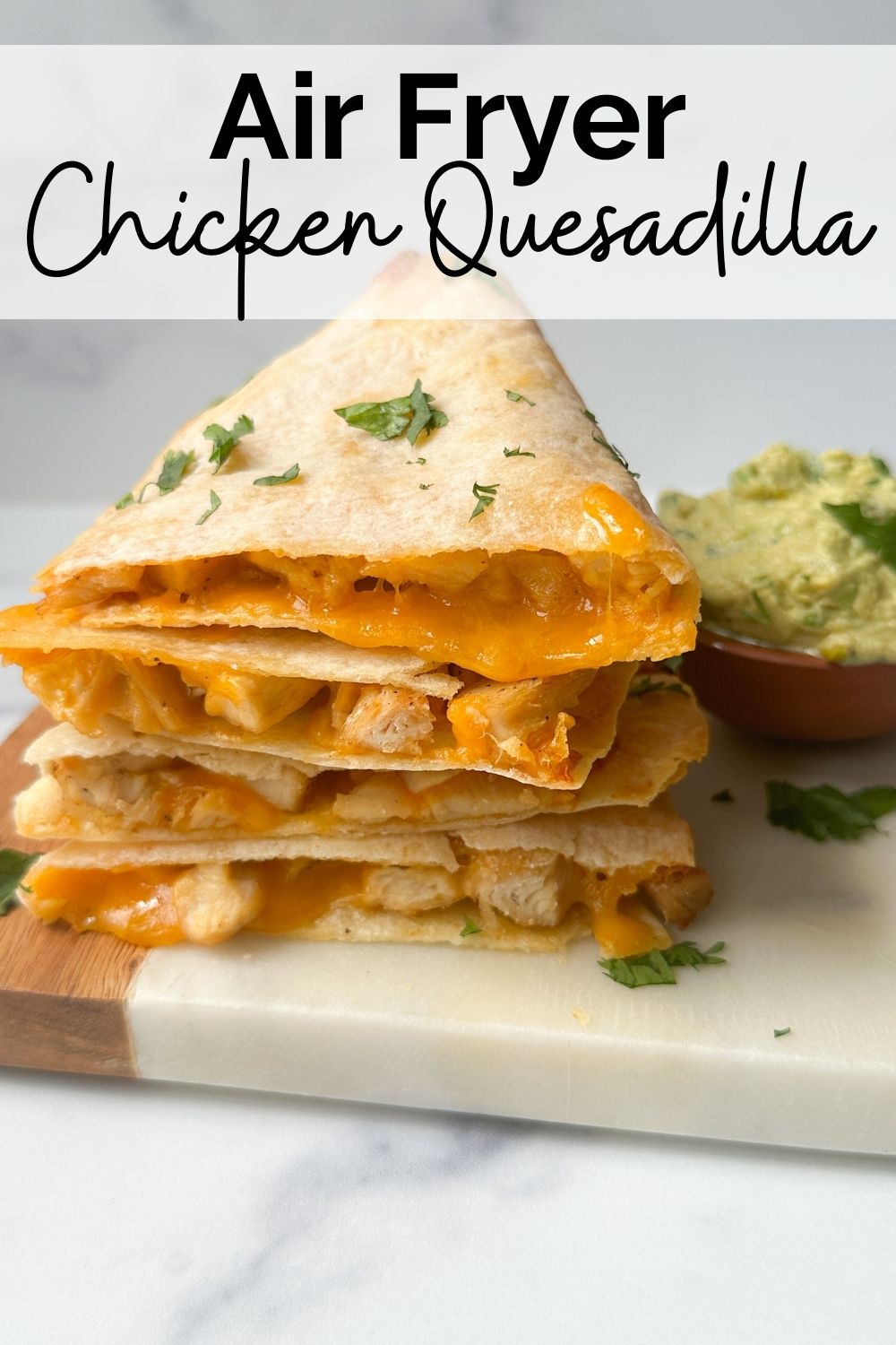 Air Fryer Chicken Quesadilla
