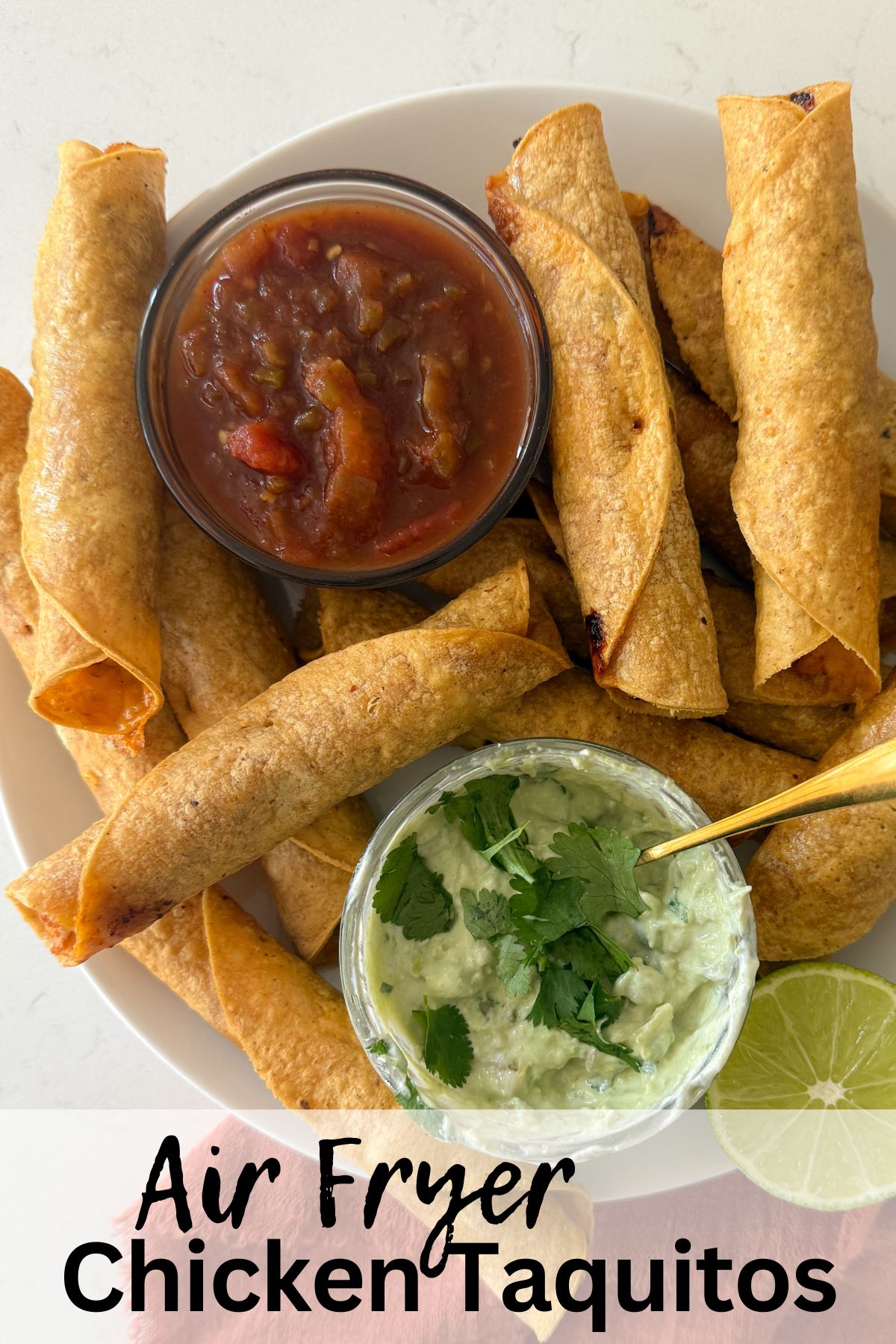 Air Fryer Chicken Taquitos